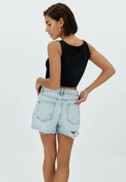 Stradivarius Jeans Shorts - Neon Blue 8 Stradivarius Jeans Shorts - Neon Blue -Stradivarius Deutschland Verkaufs-Shop 96d1b5e5fca14be3915639c839f1c5f6