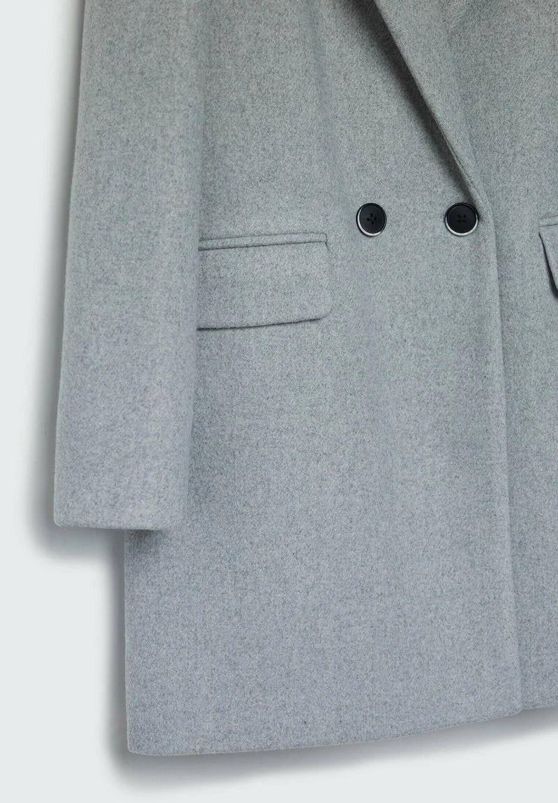 Stradivarius BASIC - Kurzmantel - Grey 6 Stradivarius BASIC - Kurzmantel - Grey – Bild 6