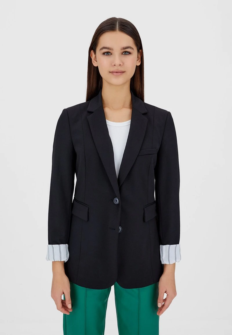 Stradivarius Kurzmantel - Schwarz 1 Stradivarius Kurzmantel - Schwarz