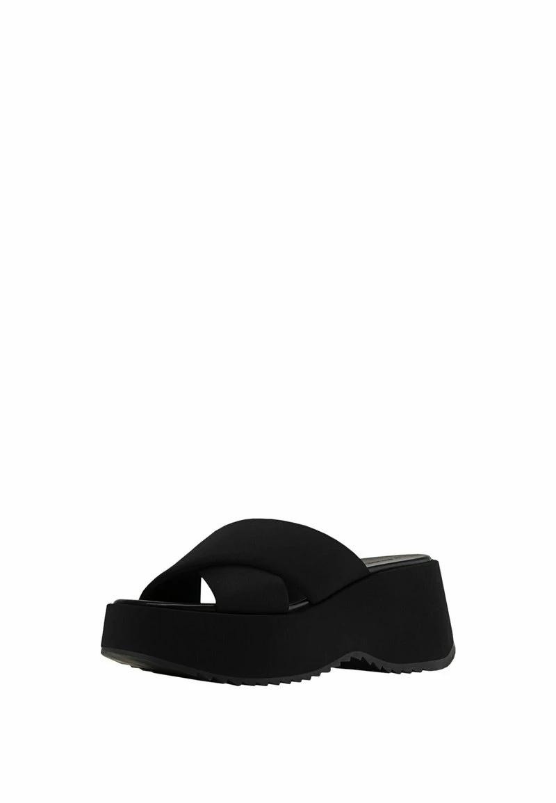Stradivarius PLATFORM TRACK - Pantolette Hoch - Black 3 Stradivarius PLATFORM TRACK - Pantolette Hoch - Black – Bild 3