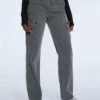 Stradivarius STRAIGHT FIT - Cargohose - Dark Grey