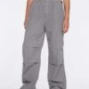 Stradivarius PARACHUTE POPELIN - Jogginghose - Light Grey
