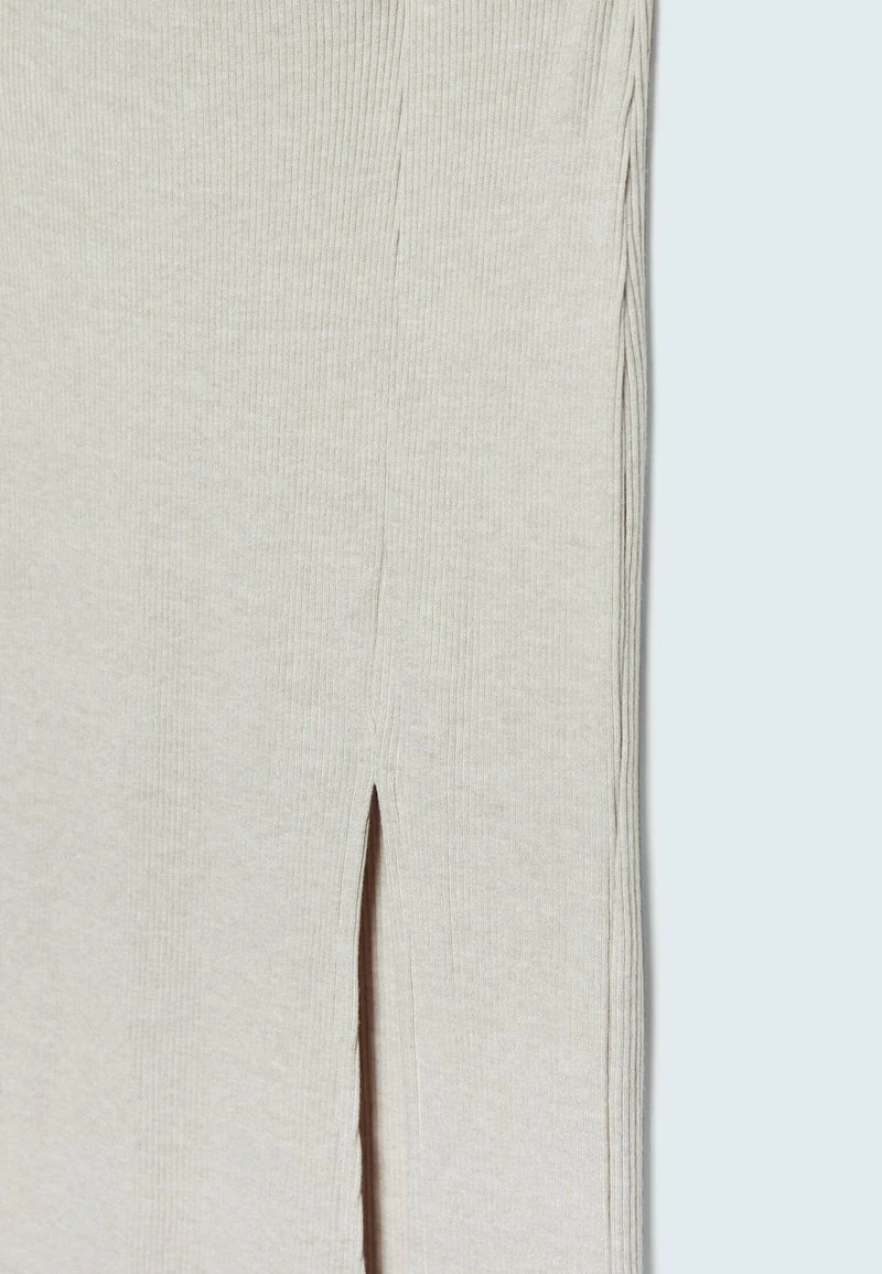 Stradivarius AUFGERAUTER MIT PATENTMUSTER - Bleistiftrock - Stone 6 Stradivarius AUFGERAUTER MIT PATENTMUSTER - Bleistiftrock - Stone – Bild 6