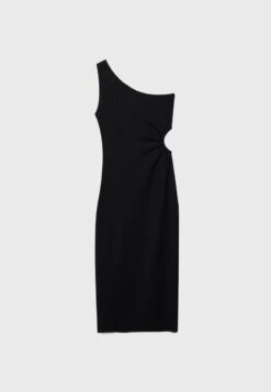 Stradivarius CUT-OUT MIDI WITH ASYMMETRIC NECKLINE - Etuikleid - Black 11 Stradivarius CUT-OUT MIDI WITH ASYMMETRIC NECKLINE - Etuikleid - Black -Stradivarius Deutschland Verkaufs-Shop 9ee7ae5ff9dc4f27a9314aa1df9ef7ee