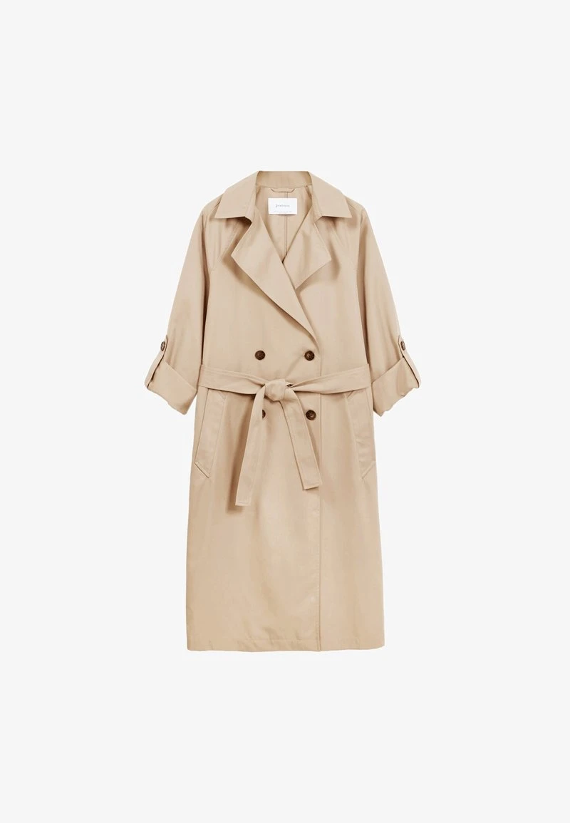 Stradivarius Trenchcoat - Stone 5 Stradivarius Trenchcoat - Stone – Bild 5