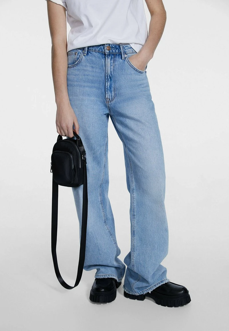 Stradivarius DOUBLE POCKET MINI - Umhängetasche - Black 2 Stradivarius DOUBLE POCKET MINI - Umhängetasche - Black – Bild 2