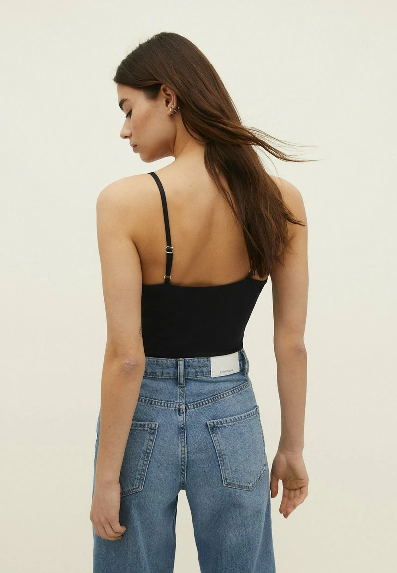 Stradivarius WITH STRAPS - Body - Black 3 Stradivarius WITH STRAPS - Body - Black – Bild 3