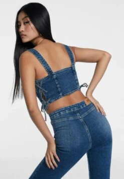 Stradivarius Top - Stone Blue Denim 8 Stradivarius Top - Stone Blue Denim -Stradivarius Deutschland Verkaufs-Shop a1e5f4b9a15542889c64b403a3a677df