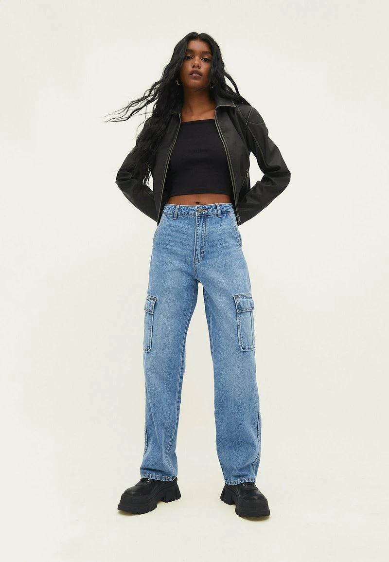 Stradivarius Jeans Straight Leg - Blue Denim 2 Stradivarius Jeans Straight Leg - Blue Denim – Bild 2