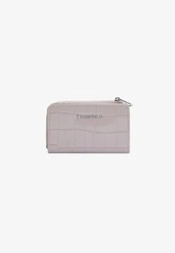 Stradivarius KARTENTASCHE MIT KROKOPRÄGUNG - Geldbörse - Light Pink