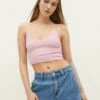 Stradivarius SEAMLESS WITH BLONDE STRAPS - Top - Light Pink