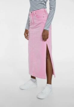 Stradivarius A-Linien-Rock - Pink