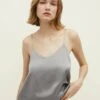 Stradivarius WITH THIN STRAPS - Top - Grey
