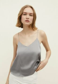 Stradivarius WITH THIN STRAPS - Top - Grey