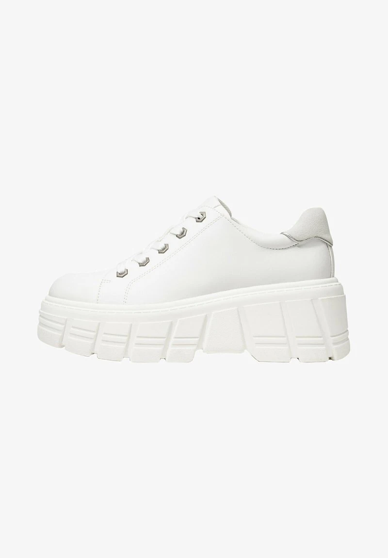 Stradivarius PLATEAU - Sneaker Low - White 1 Stradivarius PLATEAU - Sneaker Low - White