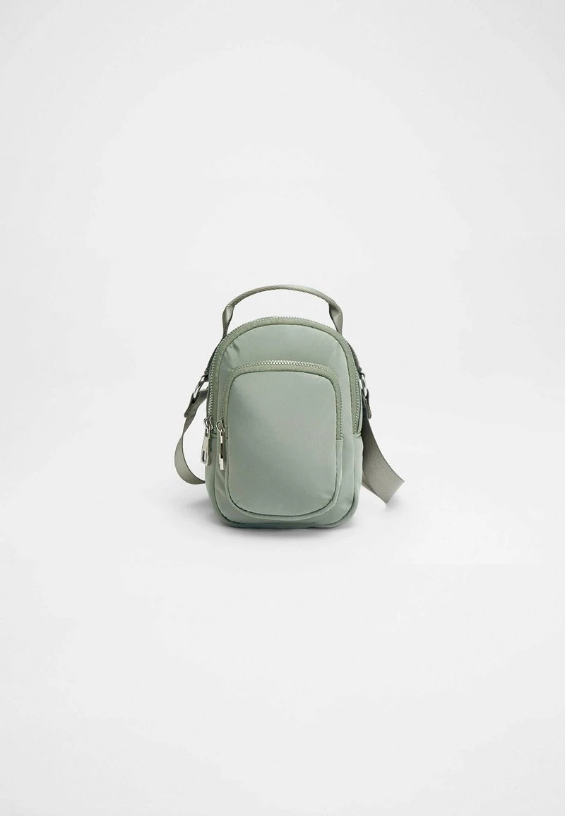 Stradivarius DOUBLE POCKET MINI - Umhängetasche - Khaki 6 Stradivarius DOUBLE POCKET MINI - Umhängetasche - Khaki – Bild 6