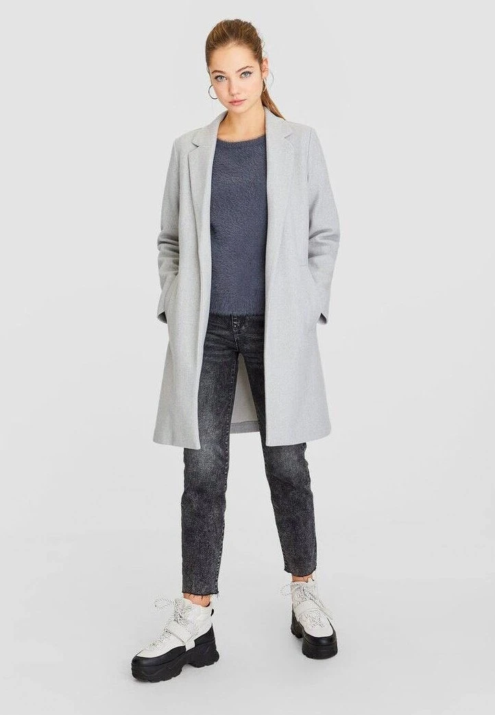 Stradivarius Kurzmantel - Grey 2 Stradivarius Kurzmantel - Grey – Bild 2