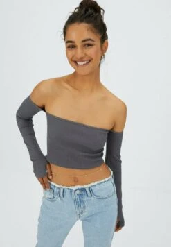 Stradivarius Strickpullover - Dark Grey