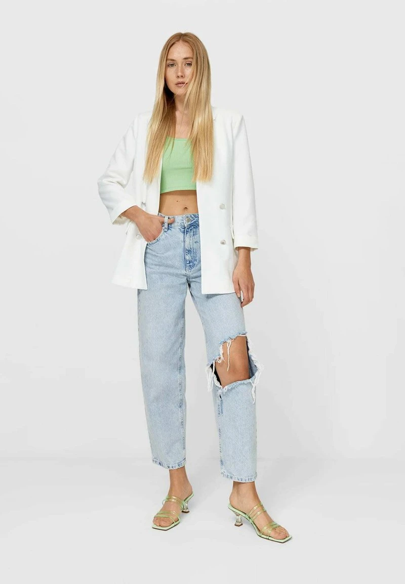 Stradivarius Blazer - White 2 Stradivarius Blazer - White – Bild 2