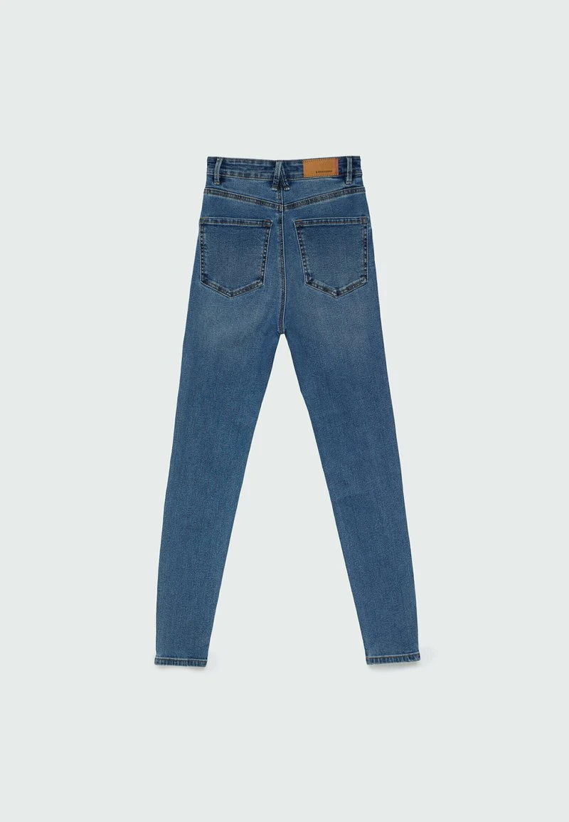 Stradivarius SUPER HIGH IM VINTAGELOOK - Jeans Slim Fit - Destroyed Denim 6 Stradivarius SUPER HIGH IM VINTAGELOOK - Jeans Slim Fit - Destroyed Denim – Bild 6