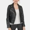 Stradivarius Lederjacke - Black