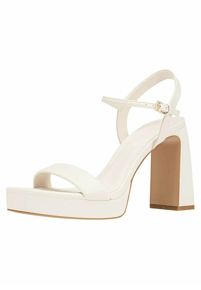 Stradivarius MIT ABSATZ UND PLATEAU - Brautschuh - Off White 4 Stradivarius MIT ABSATZ UND PLATEAU - Brautschuh - Off White – Bild 4