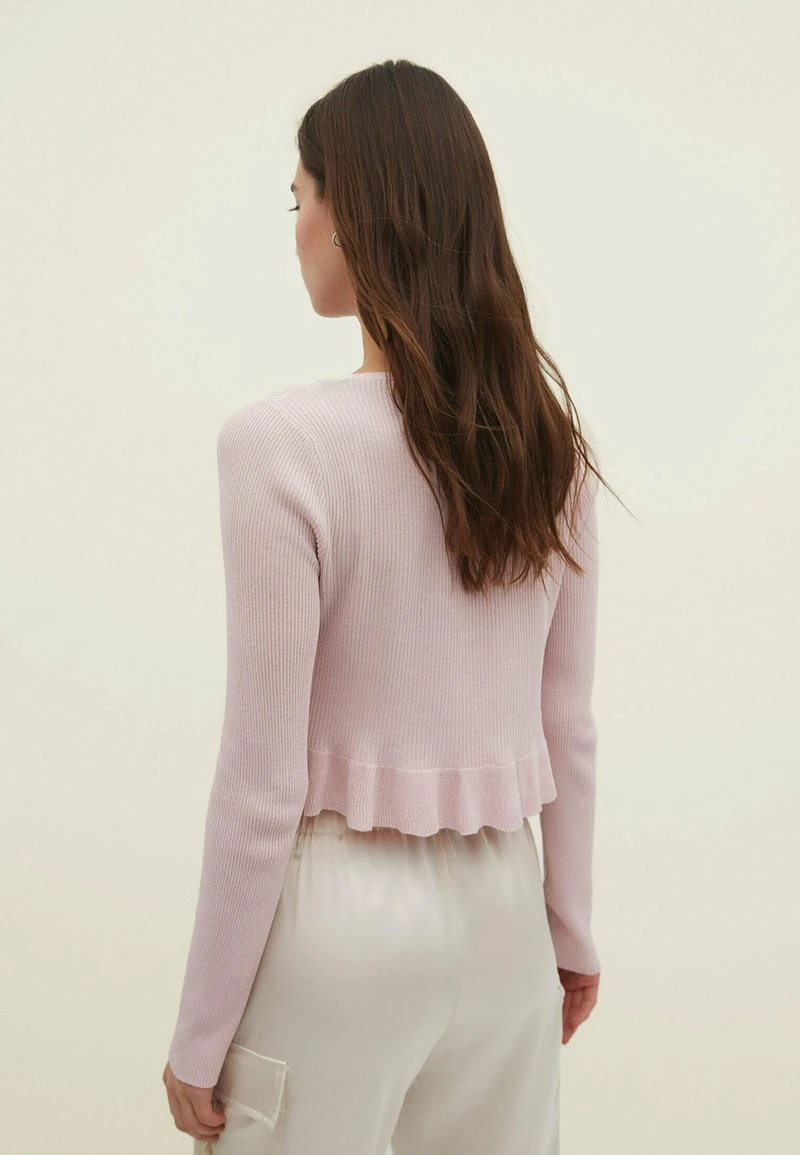 Stradivarius Strickjacke - Light Pink 3 Stradivarius Strickjacke - Light Pink – Bild 3