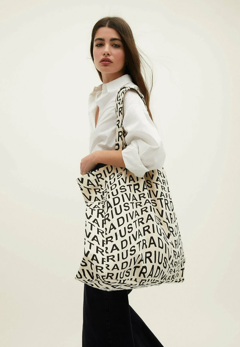 Stradivarius IT - Shopping Bag - Off White 2 Stradivarius IT - Shopping Bag - Off White – Bild 2