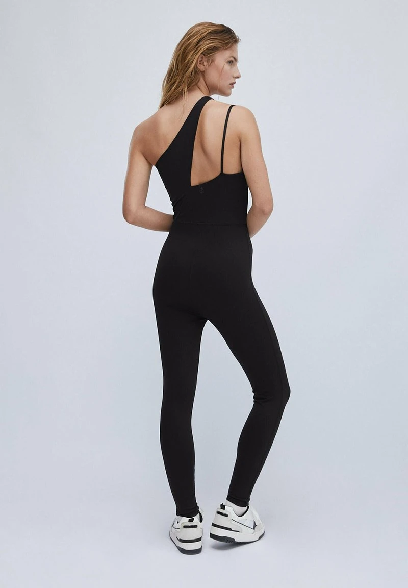 Stradivarius FIGURFORMENDER - Jumpsuit - Black 2 Stradivarius FIGURFORMENDER - Jumpsuit - Black – Bild 2