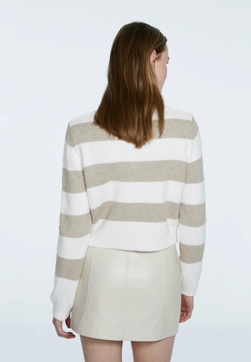 Stradivarius GESTUFTER - Minirock - Mottled Beige 3 Stradivarius GESTUFTER - Minirock - Mottled Beige – Bild 3