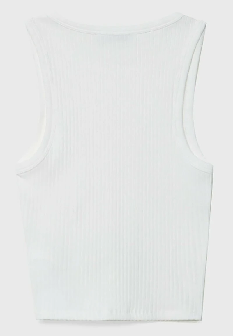 Stradivarius RACER - Top - White 6 Stradivarius RACER - Top - White – Bild 6