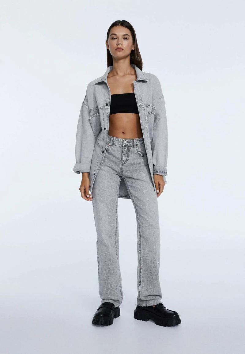 Stradivarius STRAIGHT FIT - Jeans Straight Leg - Dark Grey 2 Stradivarius STRAIGHT FIT - Jeans Straight Leg - Dark Grey – Bild 2