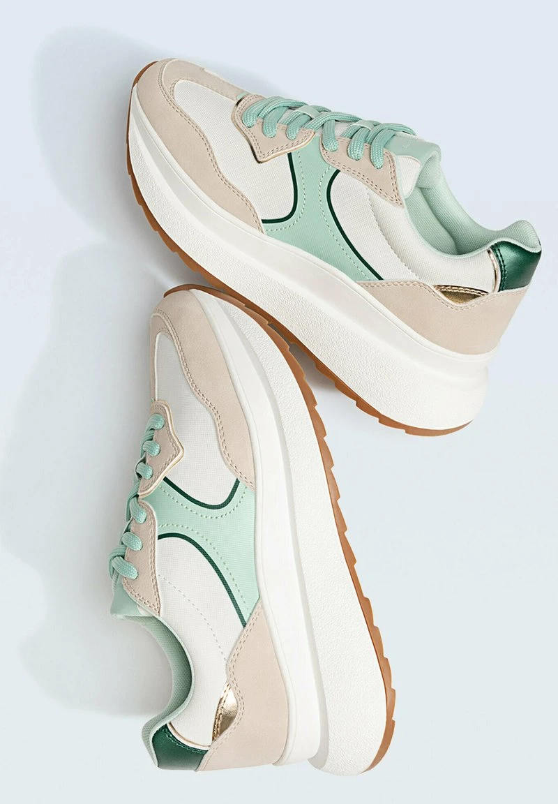 Stradivarius Sneaker Low - Green 5 Stradivarius Sneaker Low - Green – Bild 5