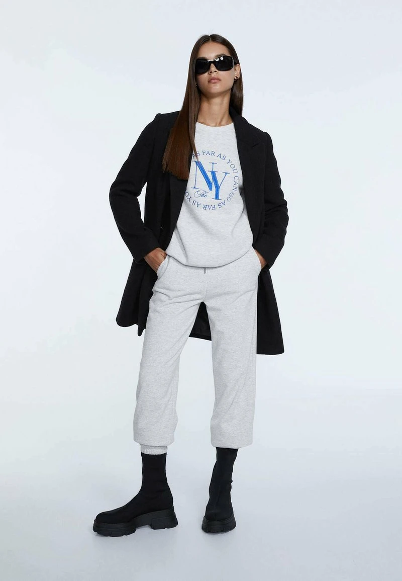 Stradivarius BASIC - Kurzmantel - Black 2 Stradivarius BASIC - Kurzmantel - Black – Bild 2