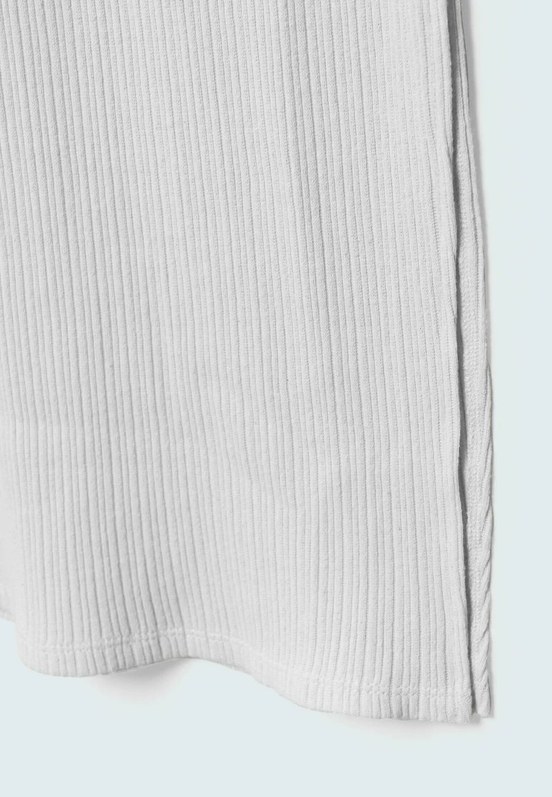 Stradivarius MIT GERIPPTEM STEHKRAGEN 02357521 - Strickkleid - Beige 6 Stradivarius MIT GERIPPTEM STEHKRAGEN 02357521 - Strickkleid - Beige – Bild 6