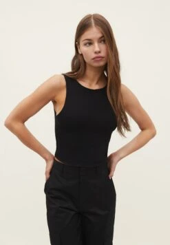 Stradivarius ÄRMELLOSES - Top - Black