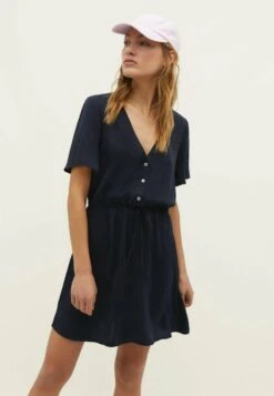 Stradivarius SHORT - Freizeitkleid - Dark Blue