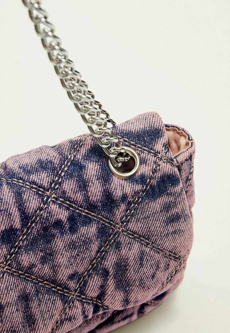 Stradivarius SMALL DENIM - Umhängetasche - Pink 3 Stradivarius SMALL DENIM - Umhängetasche - Pink – Bild 3