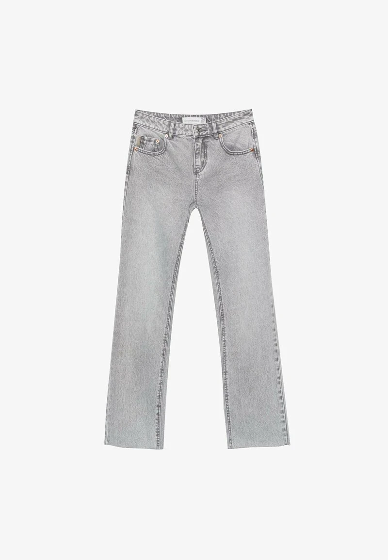 Stradivarius STRAIGHT FIT - Jeans Straight Leg - Dark Grey 5 Stradivarius STRAIGHT FIT - Jeans Straight Leg - Dark Grey – Bild 5