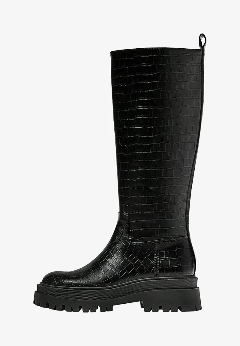 Stradivarius MIT PROFIL - Stiefel - Black 2 Stradivarius MIT PROFIL - Stiefel - Black – Bild 2