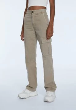 Stradivarius Cargohose - Beige
