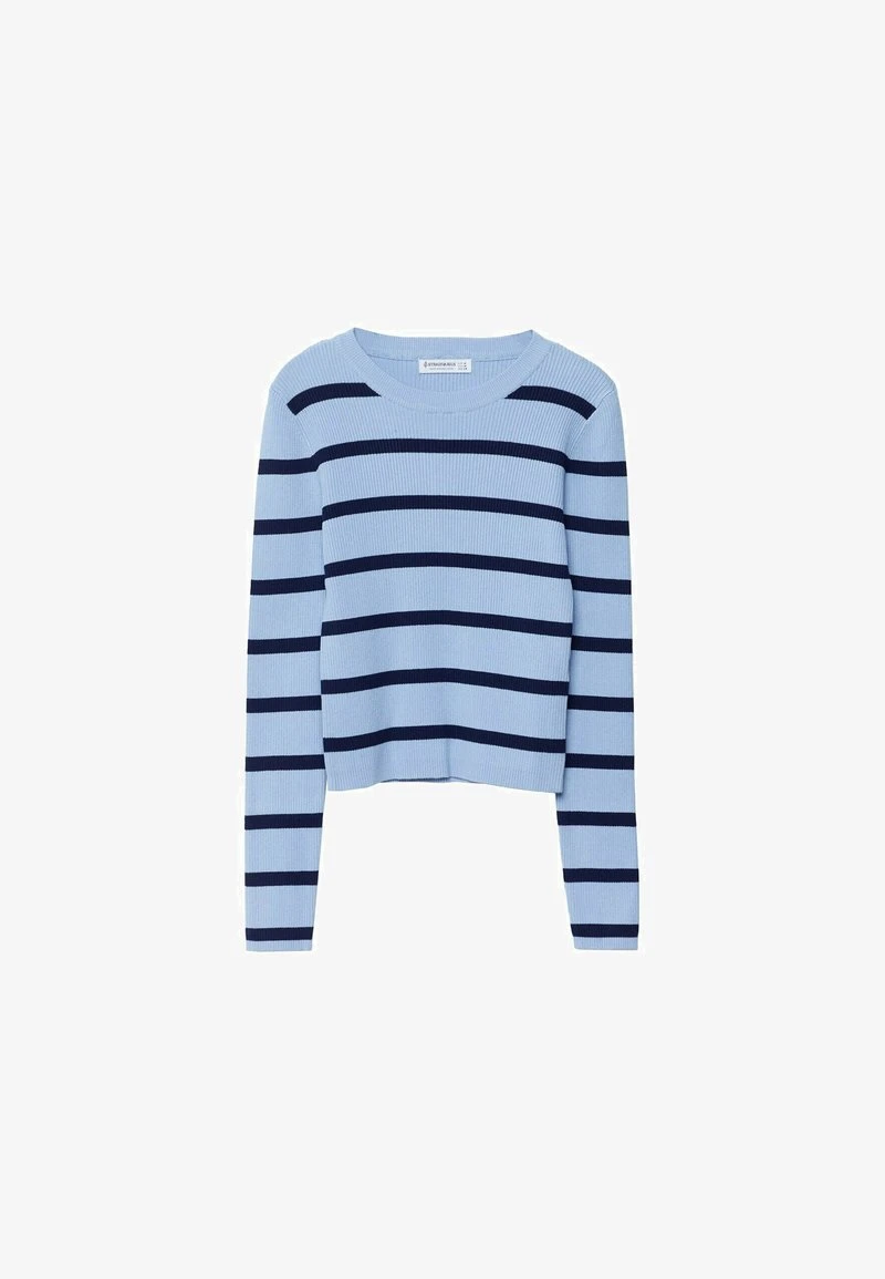 Stradivarius MIT RUNDAUSSCHNITT - Strickpullover - Light Blue 5 Stradivarius MIT RUNDAUSSCHNITT - Strickpullover - Light Blue – Bild 5