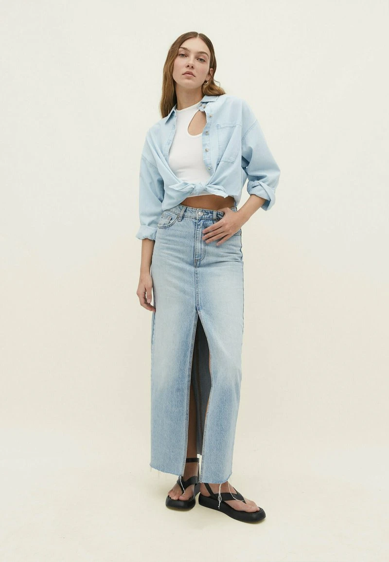 Stradivarius RACERBACK CUT-OUT - Top - White 2 Stradivarius RACERBACK CUT-OUT - Top - White – Bild 2