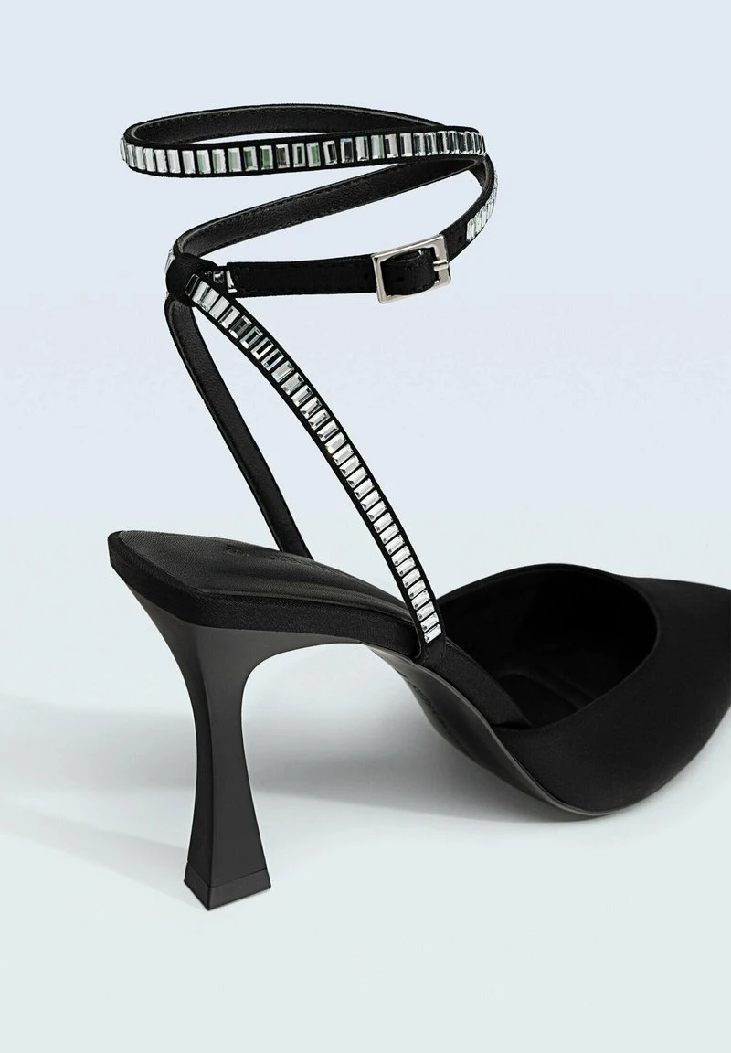 Stradivarius SLINGBACKS WITH RHINESTONES - High Heel Pumps - Black 5 Stradivarius SLINGBACKS WITH RHINESTONES - High Heel Pumps - Black – Bild 5