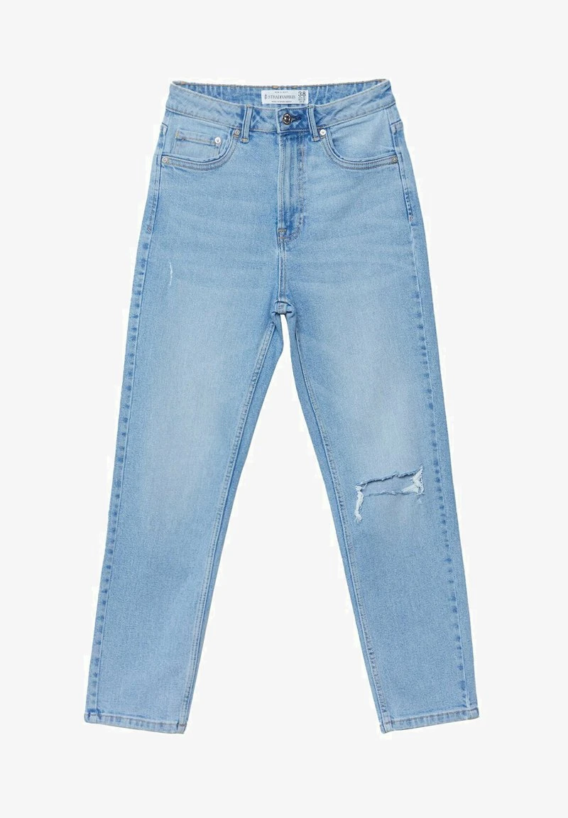 Stradivarius MOM - Jeans Slim Fit - Blue 5 Stradivarius MOM - Jeans Slim Fit - Blue – Bild 5