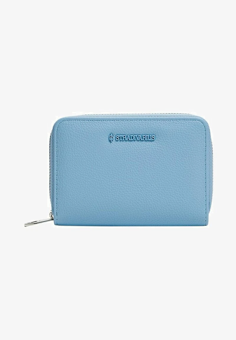 Stradivarius TEXTURED SQUARE - Geldbörse - Mottled Light Blue 1 Stradivarius TEXTURED SQUARE - Geldbörse - Mottled Light Blue