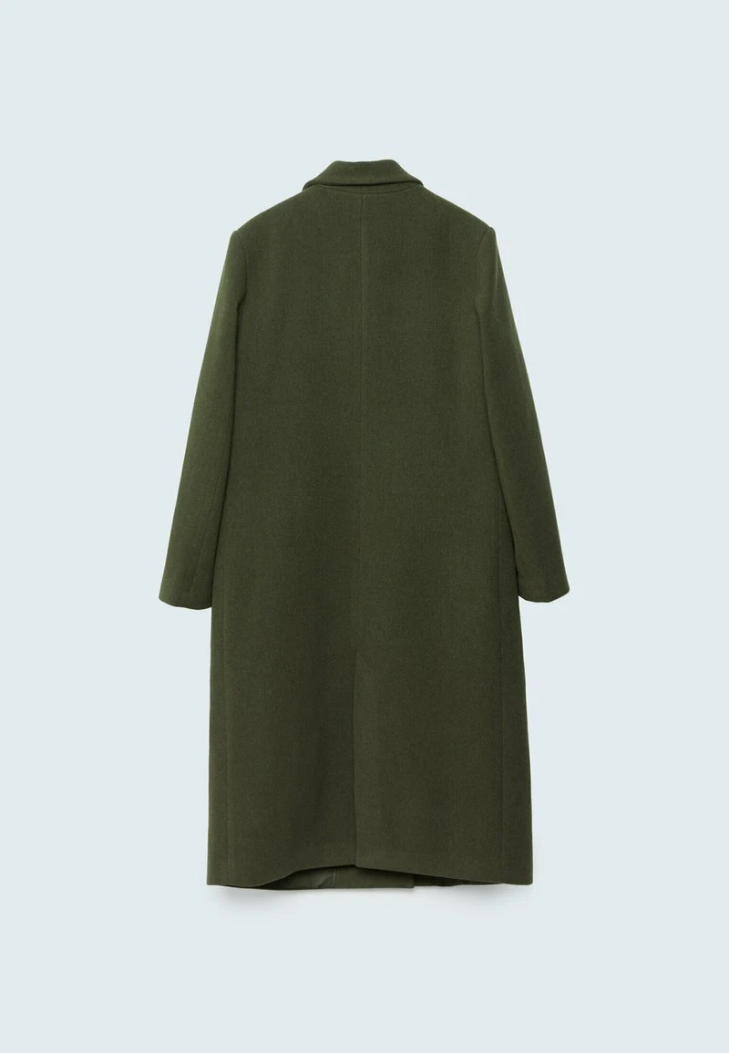 Stradivarius MIT KNÖPFEN - Klassischer Mantel - Khaki 5 Stradivarius MIT KNÖPFEN - Klassischer Mantel - Khaki – Bild 5