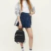 Stradivarius WITH POCKETS - Tagesrucksack - Black