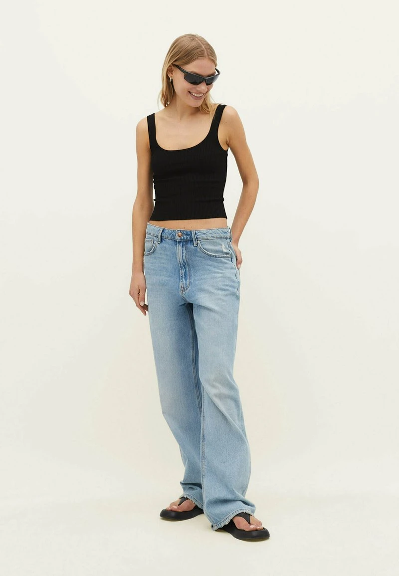 Stradivarius STRAPPY - Top - Black 2 Stradivarius STRAPPY - Top - Black – Bild 2