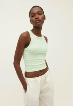 Stradivarius RACER - Top - Light Green